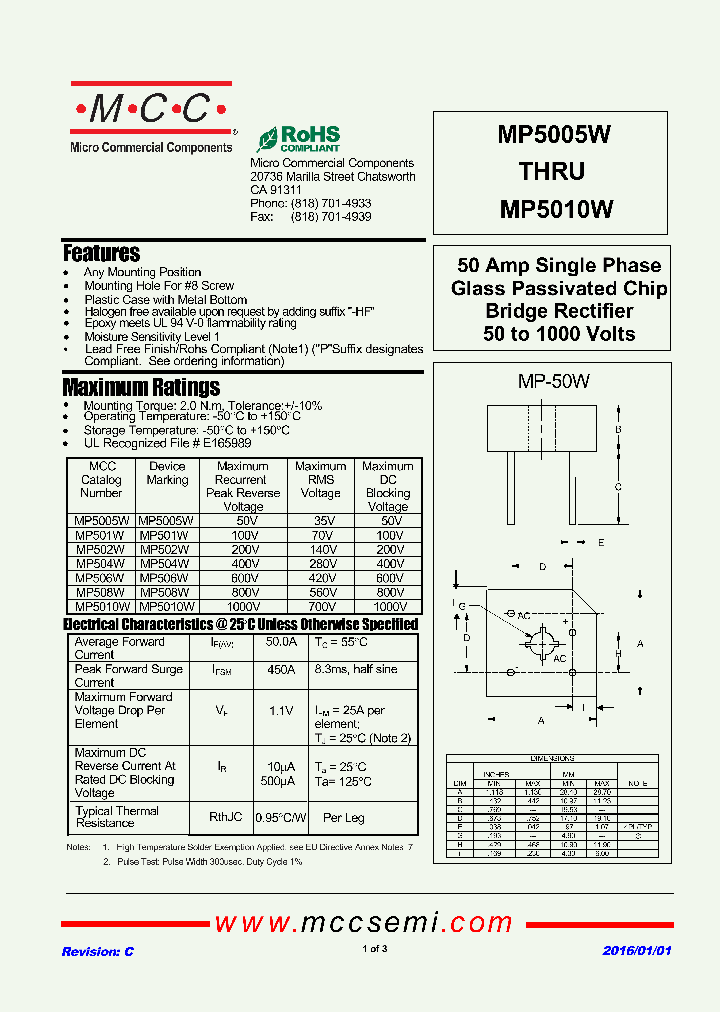 MP5010W_8980393.PDF Datasheet