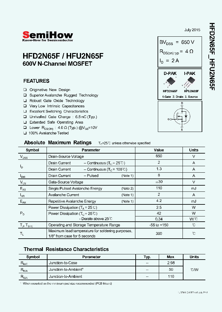 HFU2N65F_8981224.PDF Datasheet