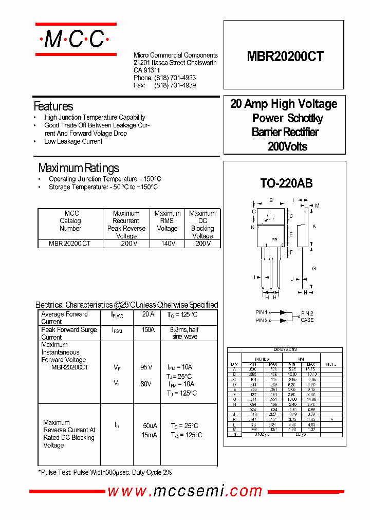 MBR20200CT_8981037.PDF Datasheet