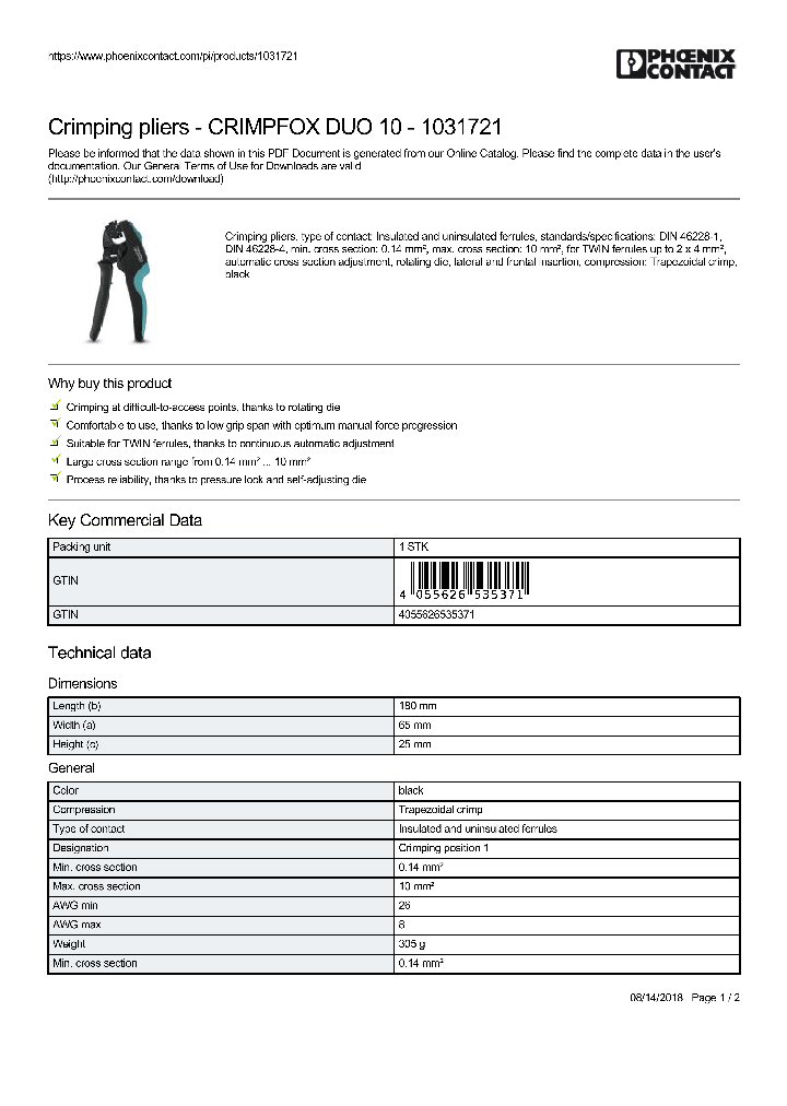 CRIMPFOX-DUO-10_8981410.PDF Datasheet