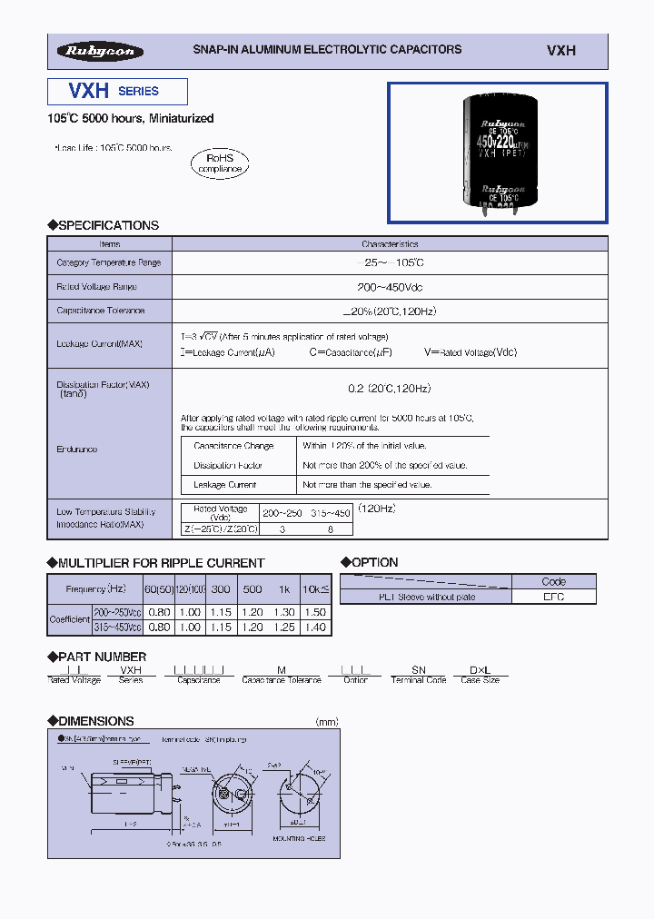 450VXH180MEFCSN25X30_8981103.PDF Datasheet