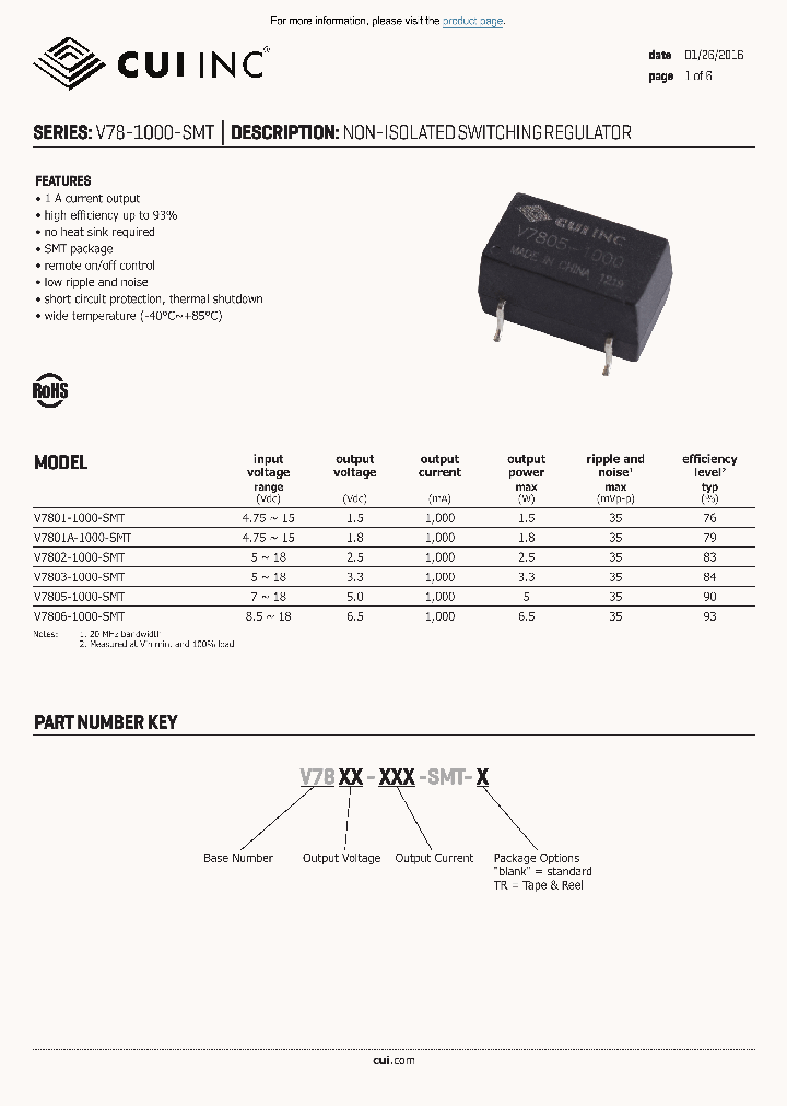 V7801A-1000-SMT_8981898.PDF Datasheet