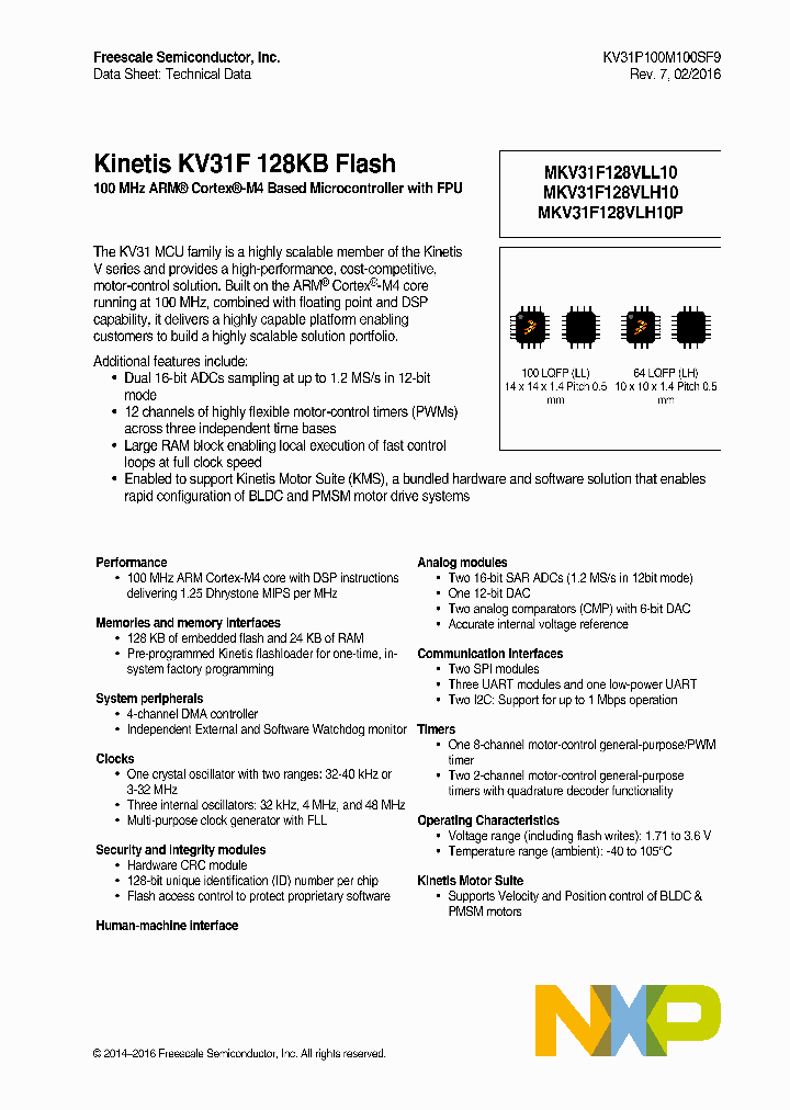 KV31P100M100SF9_8981894.PDF Datasheet