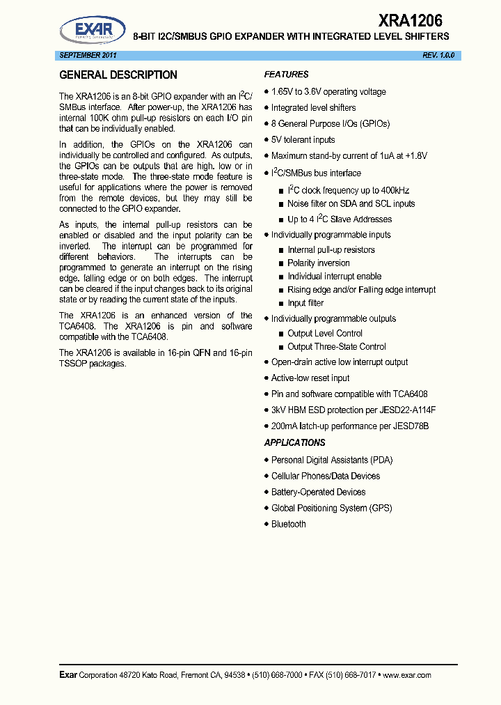 XRA1206IL16TR-F_8981952.PDF Datasheet