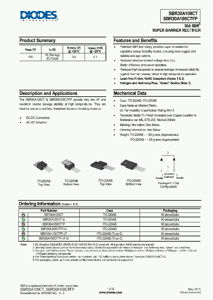 SBR30A100CTFP-G_8982270.PDF Datasheet
