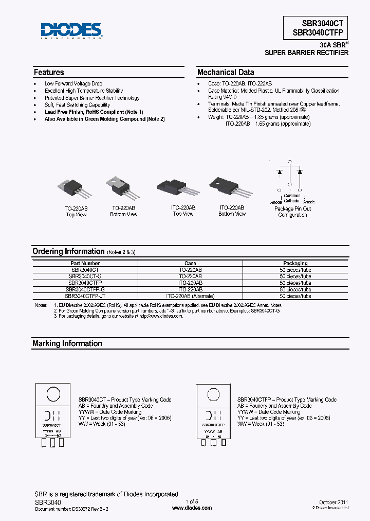SBR3040CTFP-G_8982277.PDF Datasheet