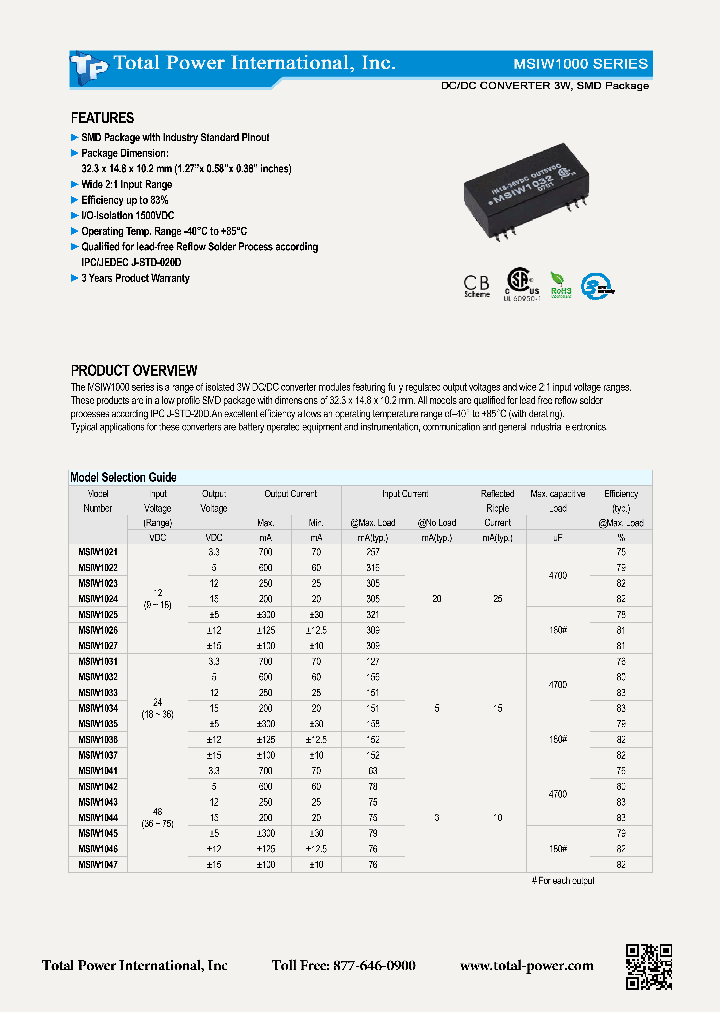 MSIW1000_8982239.PDF Datasheet