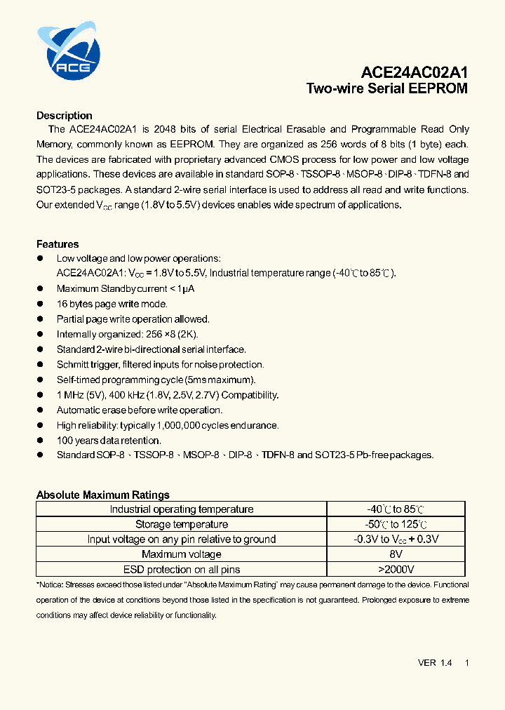 ACE24AC02A1FMUH_8982217.PDF Datasheet