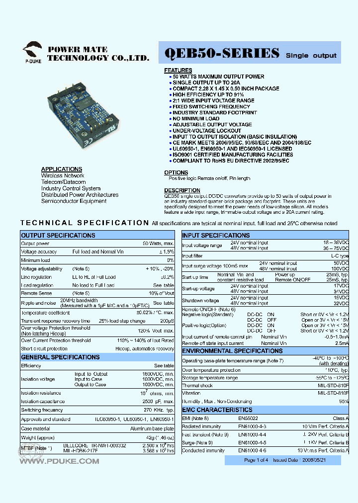 QEB50-48S1P8_8982169.PDF Datasheet