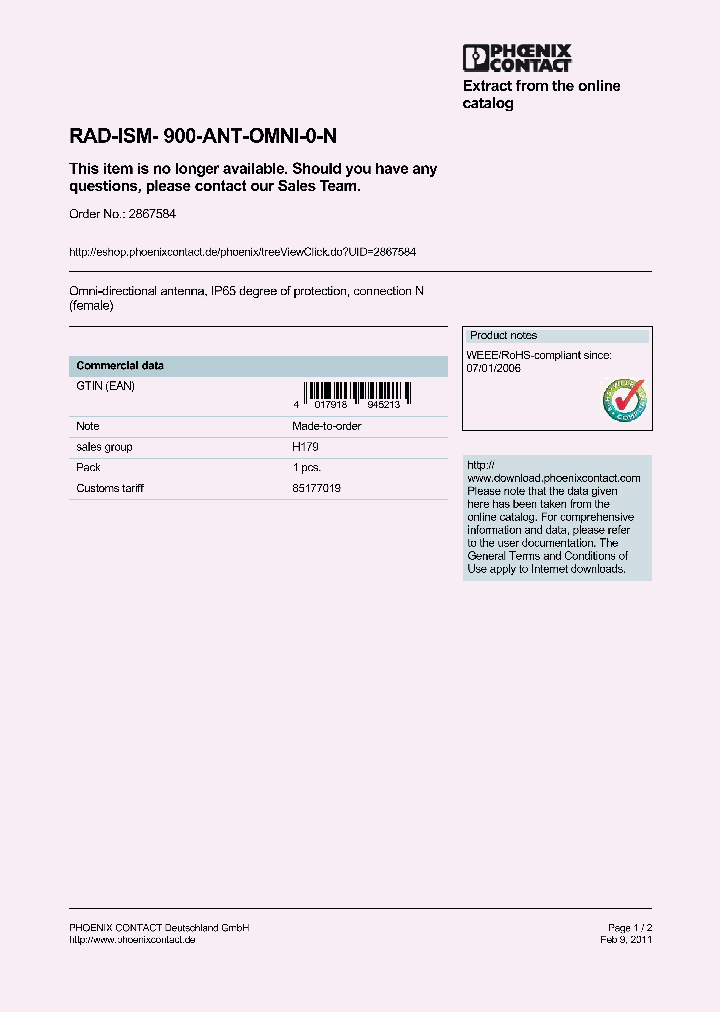 RAD-ISM-900-ANT-OMNI-0-N_8982375.PDF Datasheet