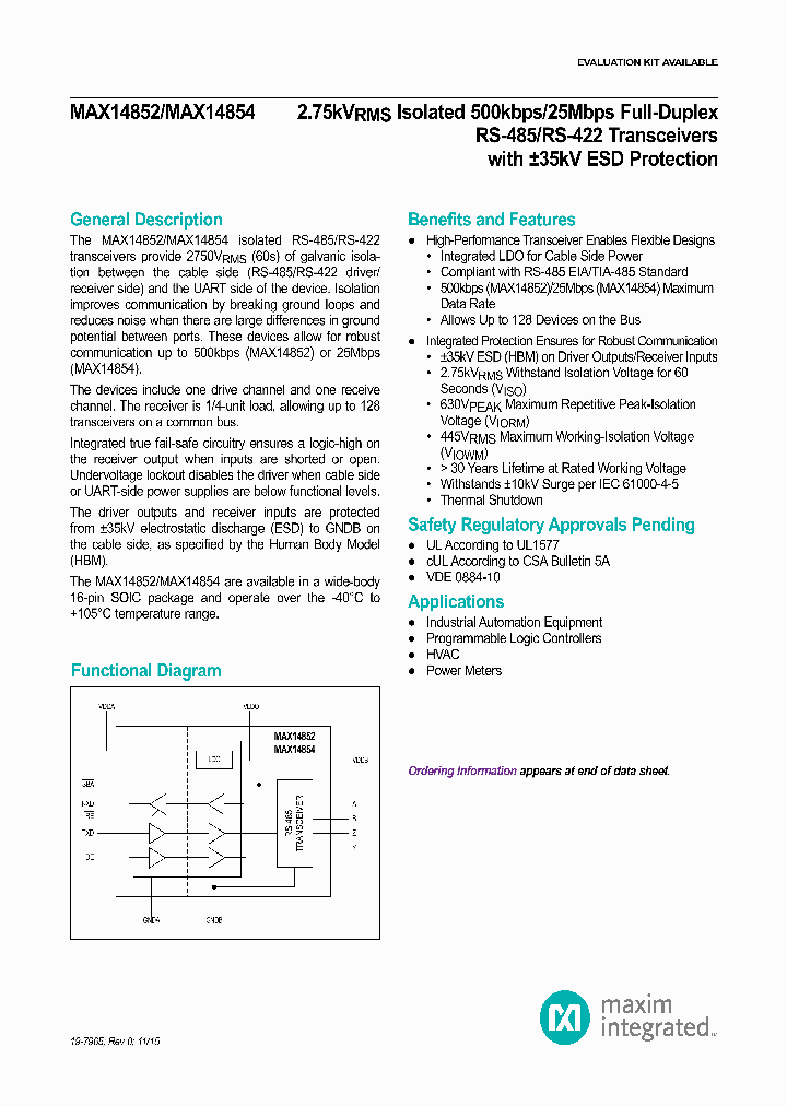 MAX14852_8982307.PDF Datasheet