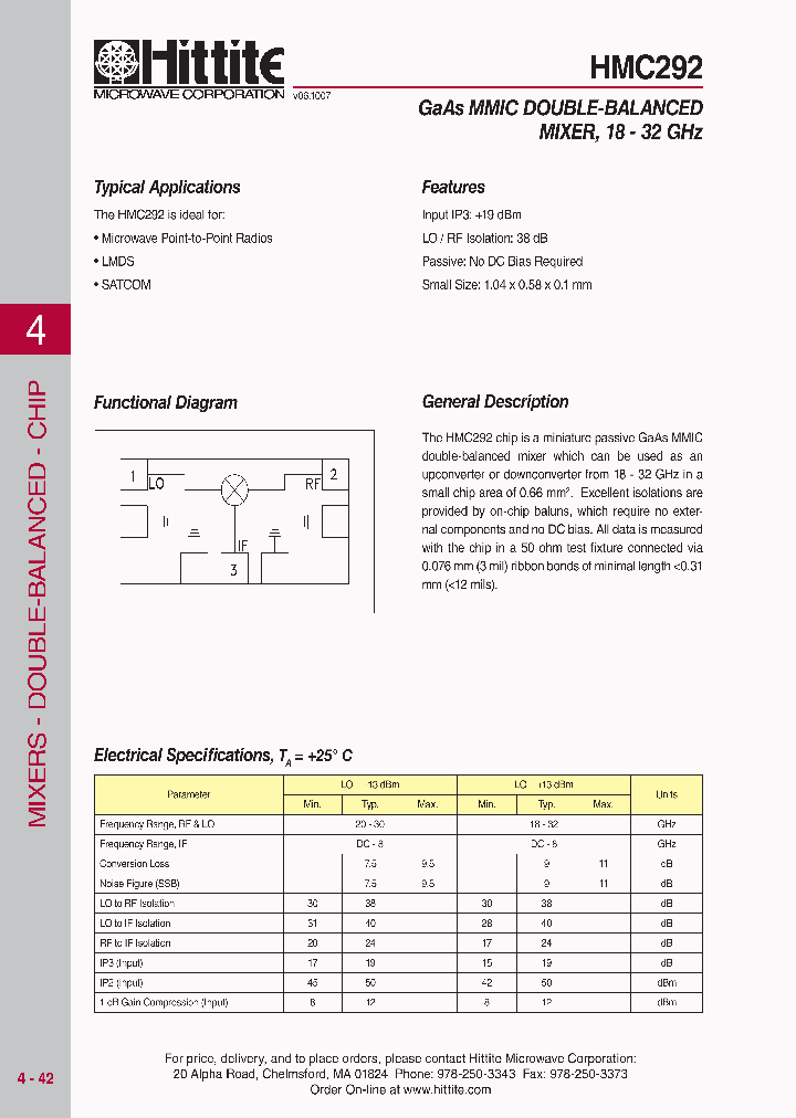 HMC292-09_8982565.PDF Datasheet