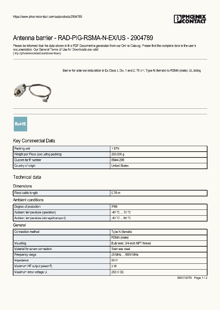 RAD-PIG-RSMA-N-EX_8982378.PDF Datasheet