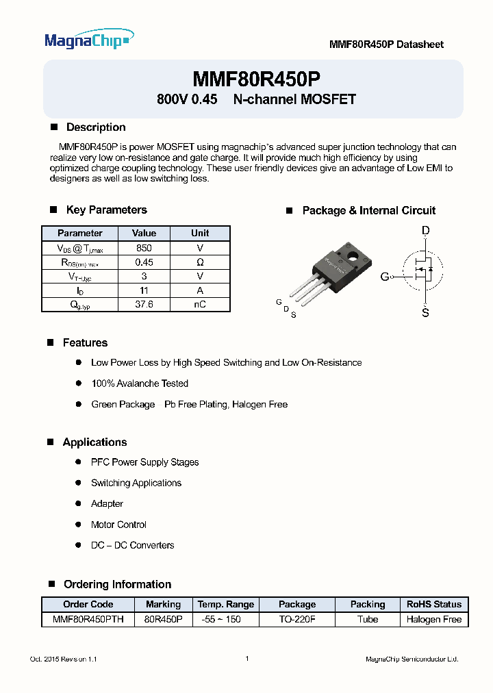 MMF80R450P_8982820.PDF Datasheet
