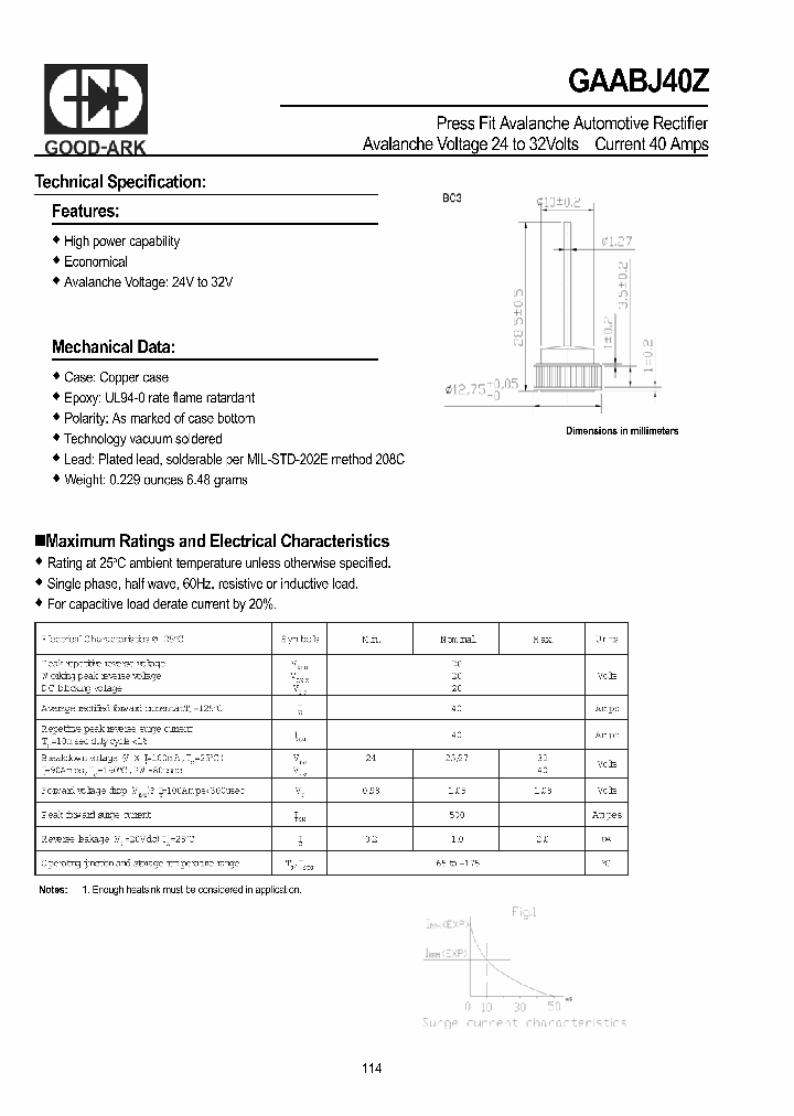 GAABJ40Z_8983119.PDF Datasheet