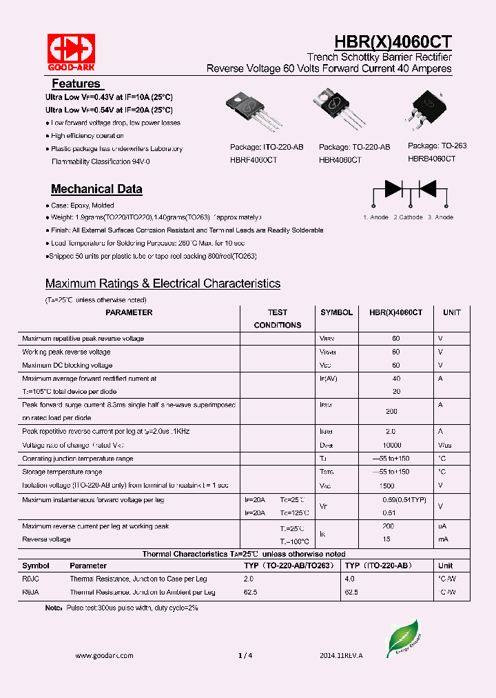 HBRX4060CT_8983137.PDF Datasheet