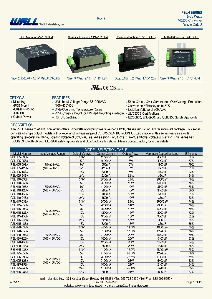 PSLH25-03SA1_8983308.PDF Datasheet