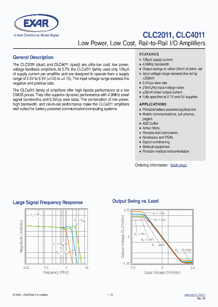CLC4011ITP14EVB_8983723.PDF Datasheet
