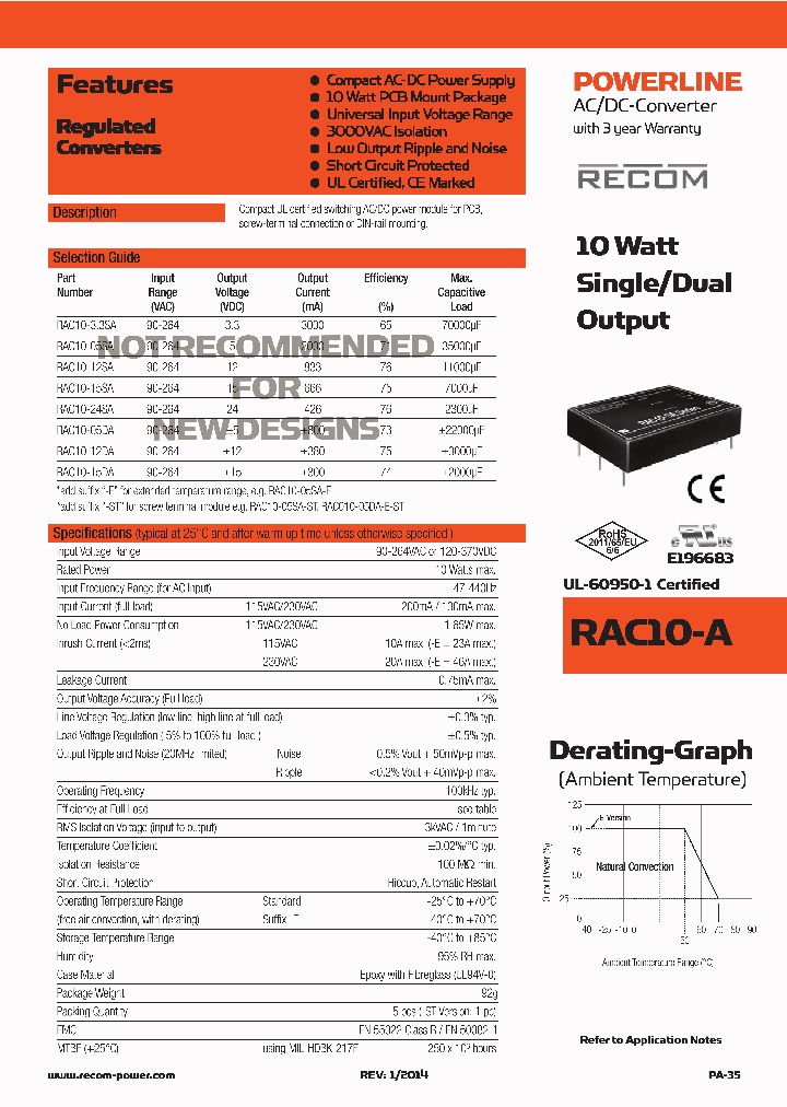 RAC10-05SA_8983960.PDF Datasheet
