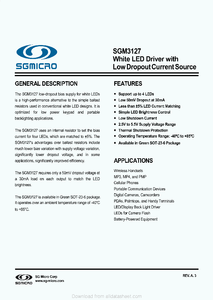 SGM3127_8984261.PDF Datasheet