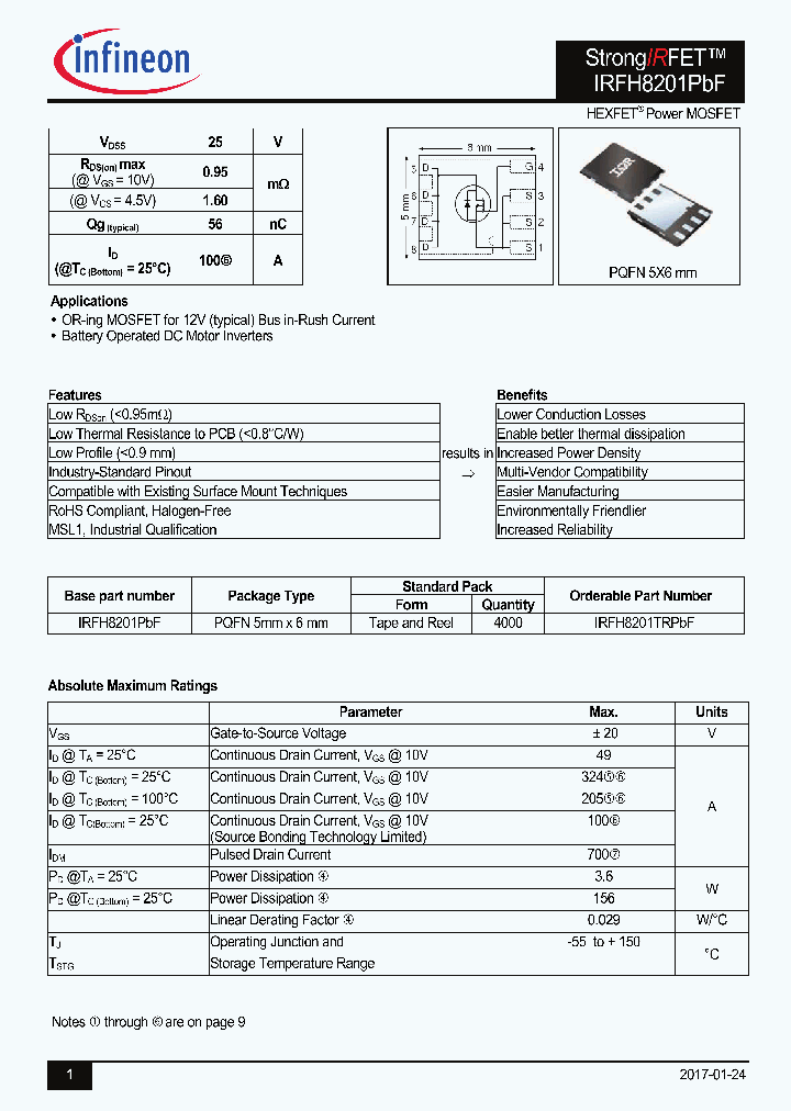 IRFH8201PBF_8984478.PDF Datasheet
