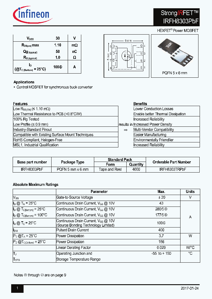 IRFH8303PBF_8984479.PDF Datasheet