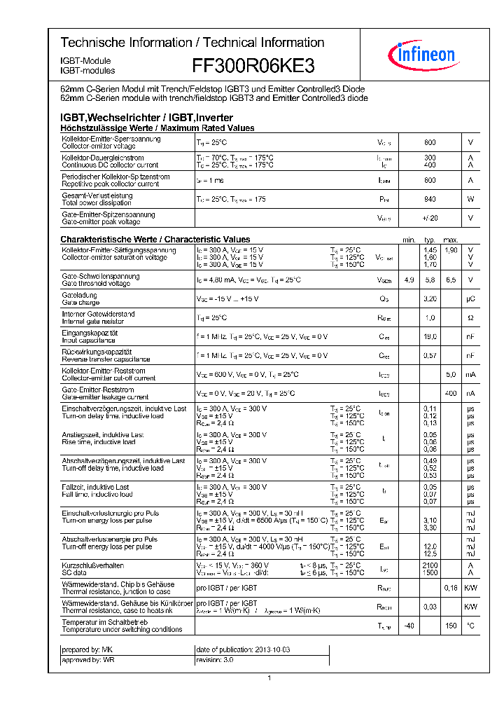 FF300R06KE3_8984575.PDF Datasheet