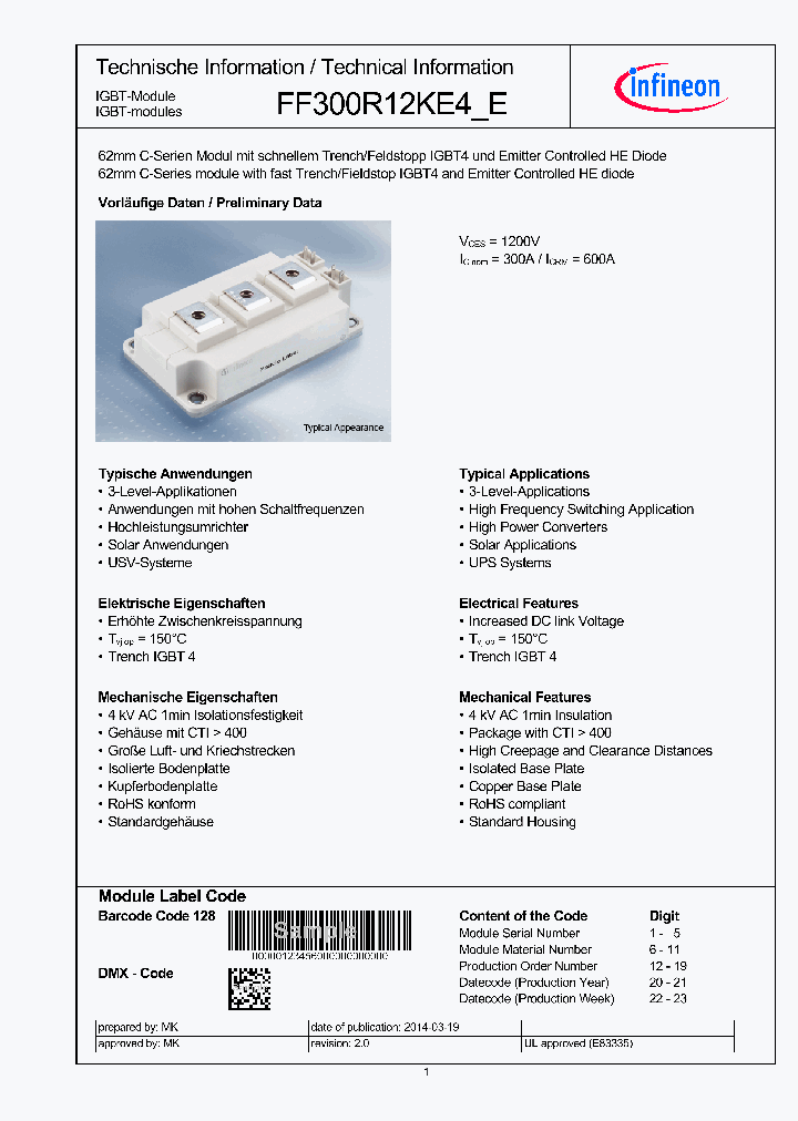 FF300R12KE4-E_8984584.PDF Datasheet