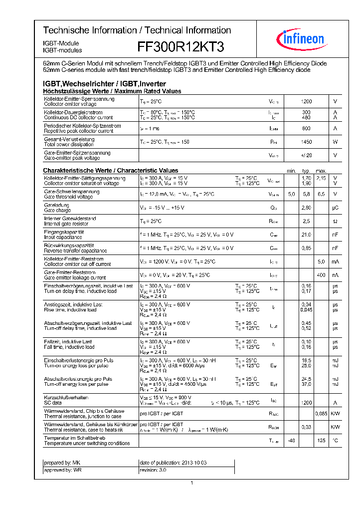 FF300R12KT3-13_8984590.PDF Datasheet