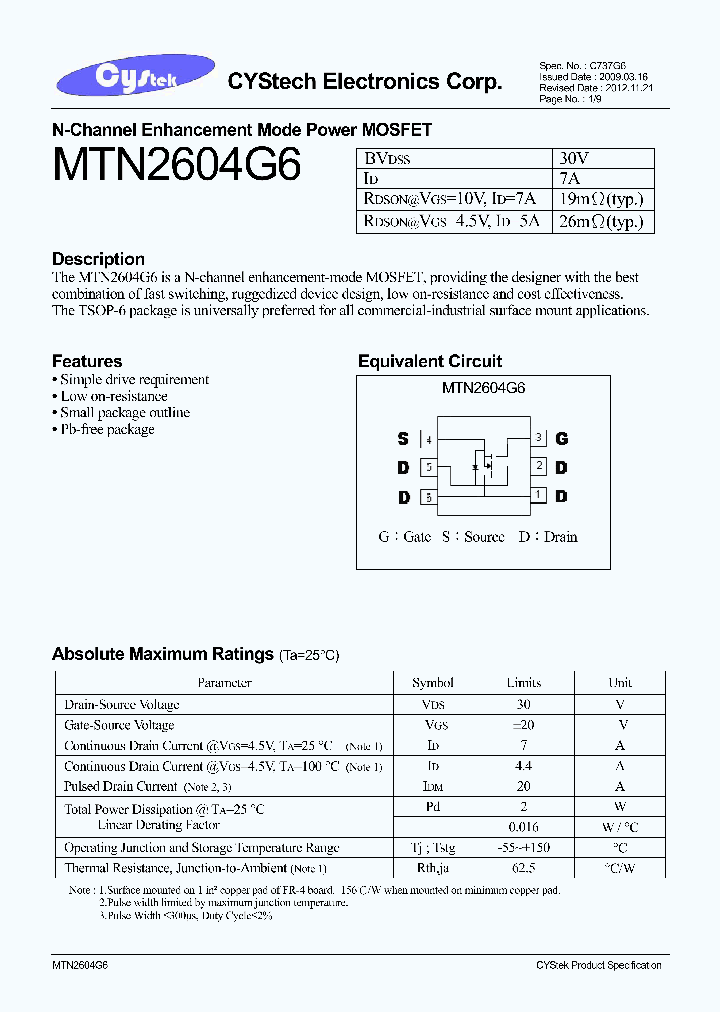MTN2604G6_8985121.PDF Datasheet