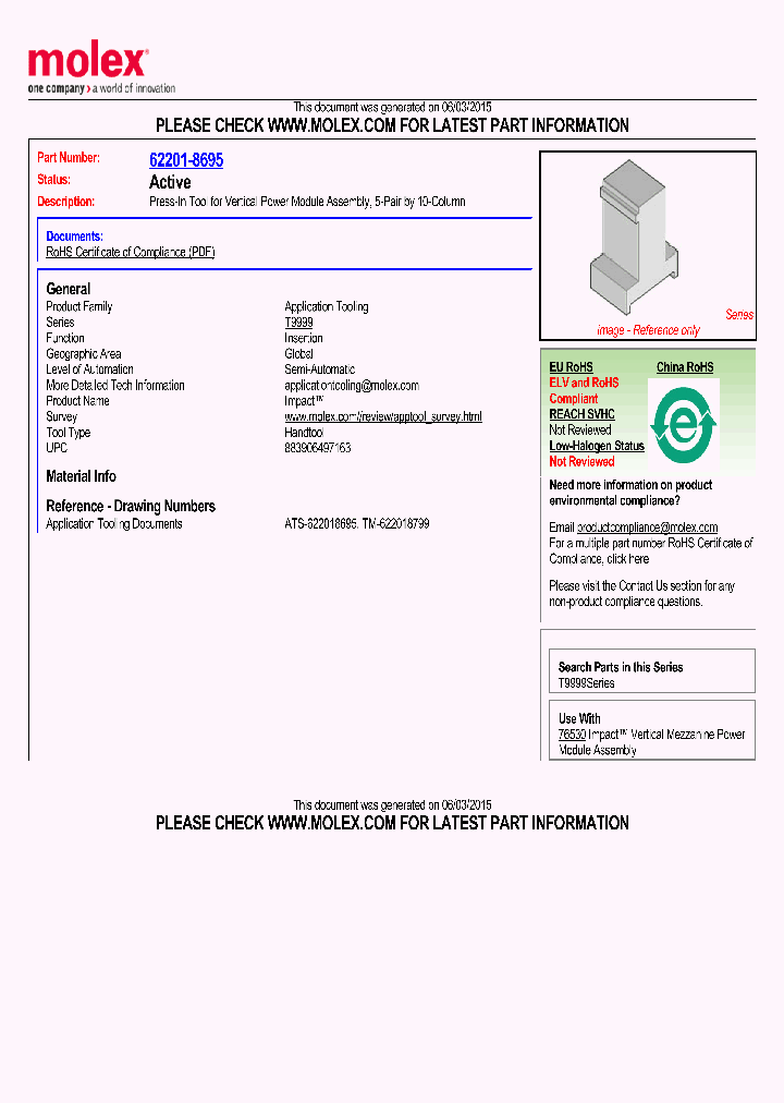 62201-8695_8985376.PDF Datasheet