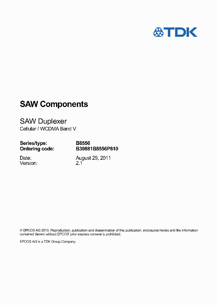 B39881B8556P810_8985495.PDF Datasheet