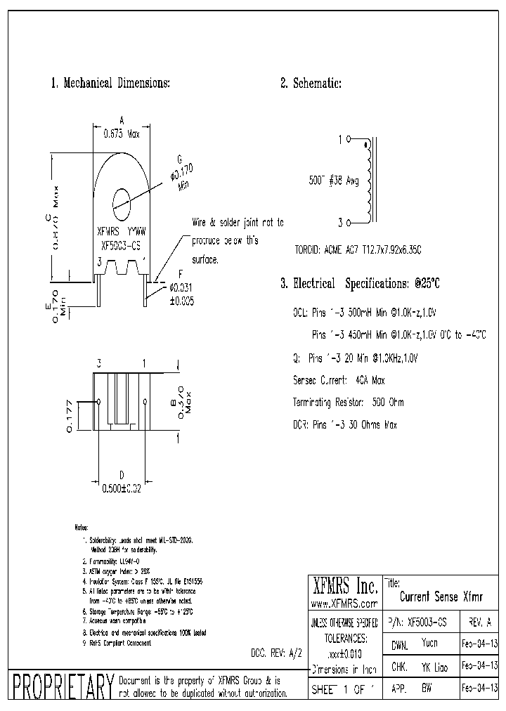 XF5003-CS_8985699.PDF Datasheet