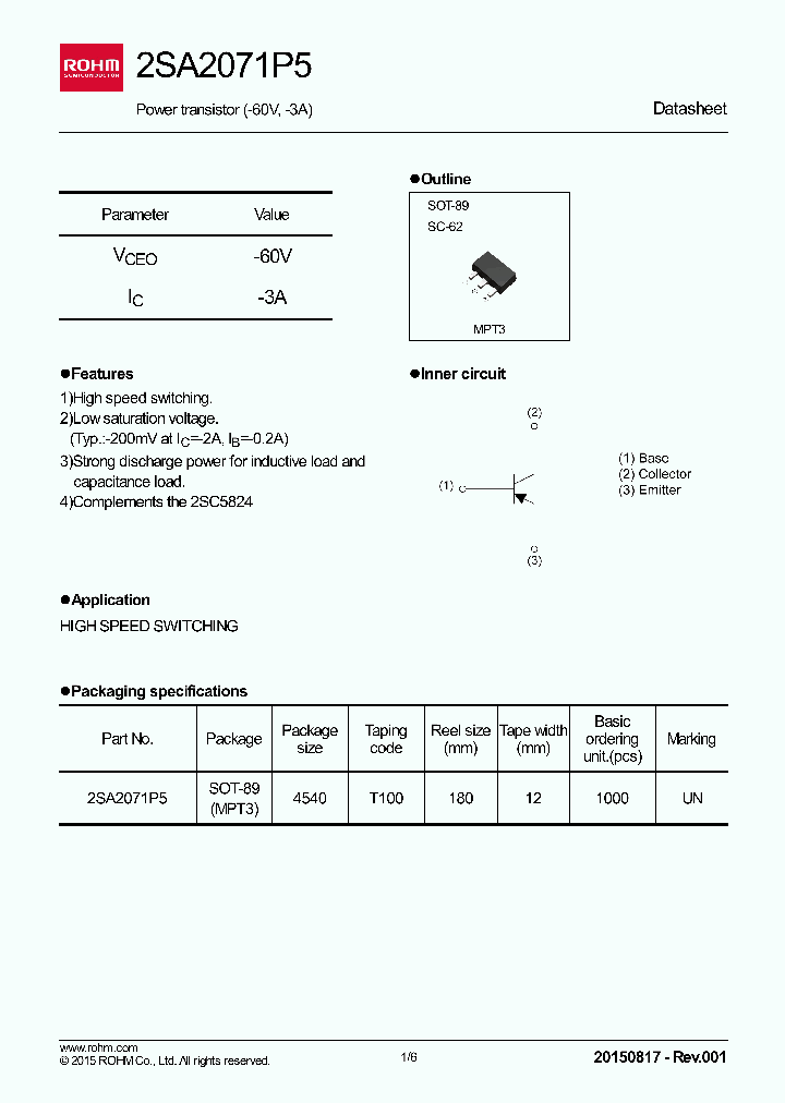 2SA2071P5_8985804.PDF Datasheet