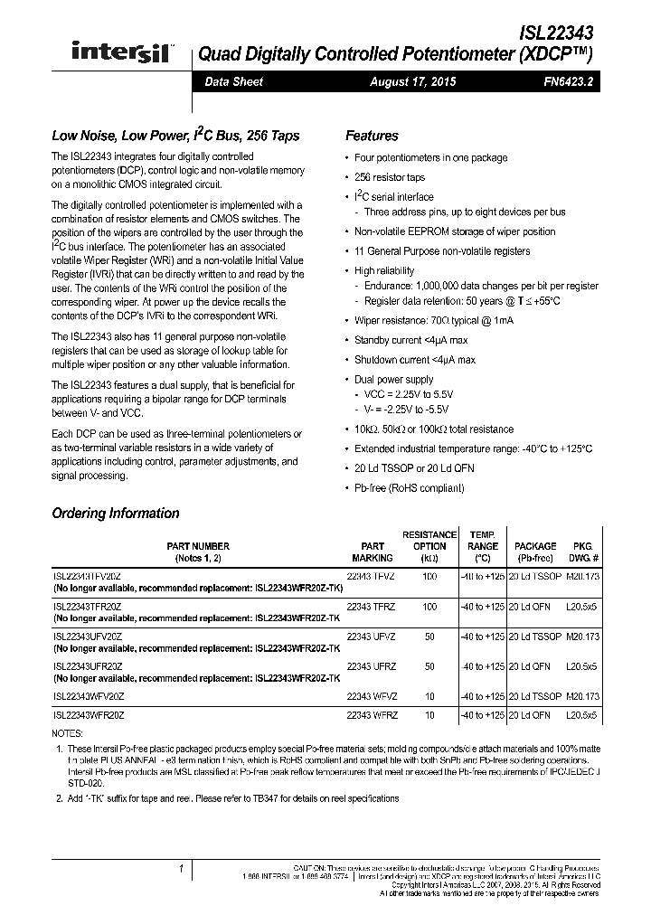 ISL22343WFV20Z_8985836.PDF Datasheet
