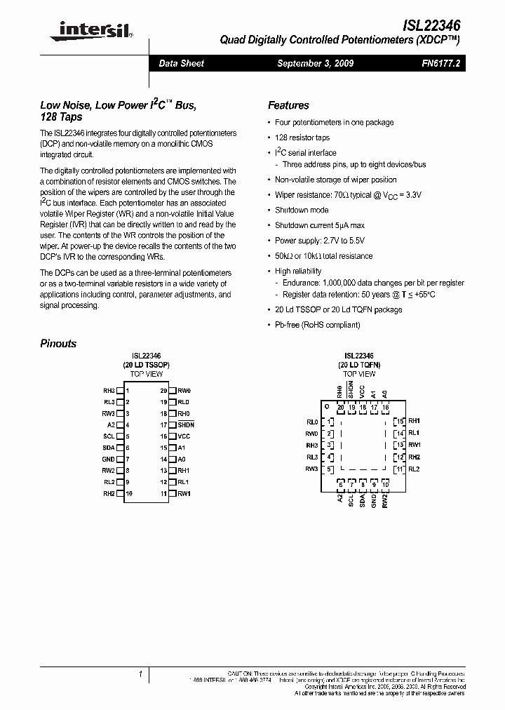 ISL22346WFV20Z_8985837.PDF Datasheet