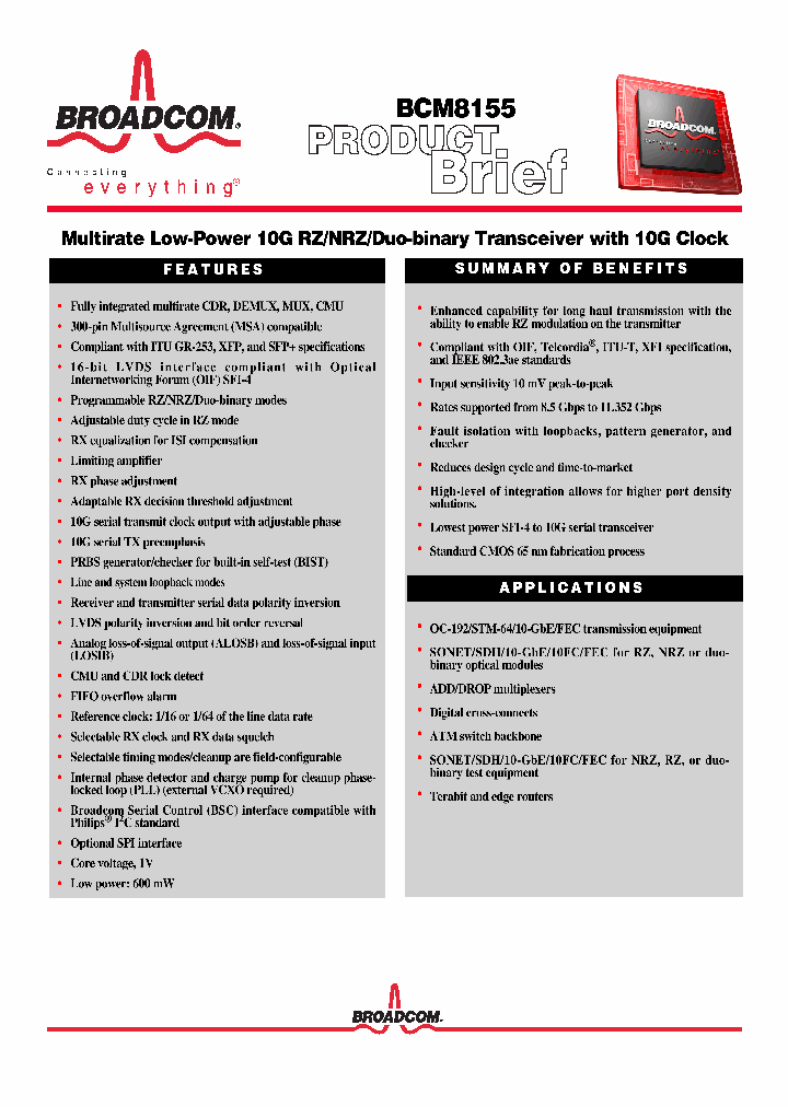 BCM8155_8986005.PDF Datasheet