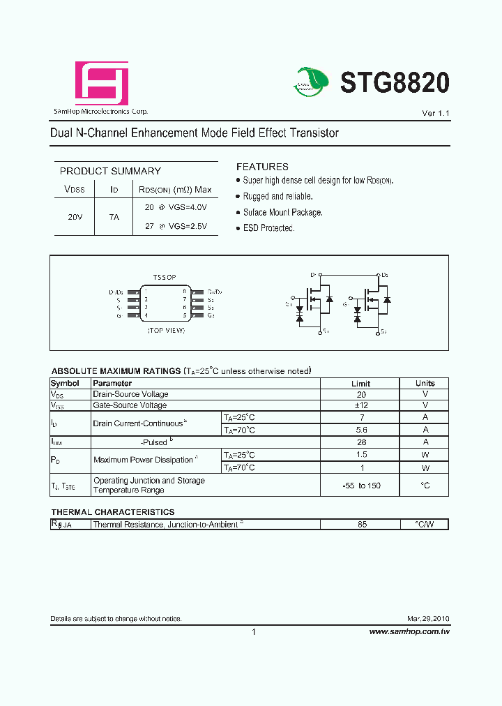 STG8820_8985930.PDF Datasheet