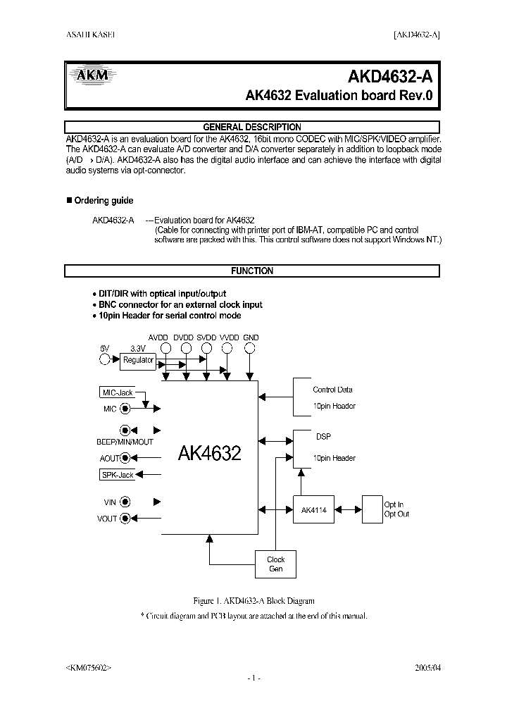 AKD4632_8986115.PDF Datasheet