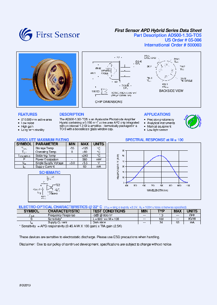 AD500-13G-TO5_8986701.PDF Datasheet