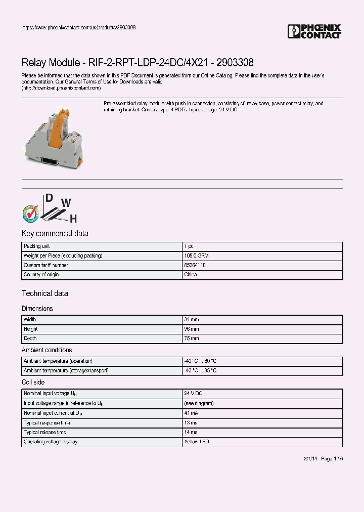 RIF-2-RPT-LDP-24DC_8986724.PDF Datasheet