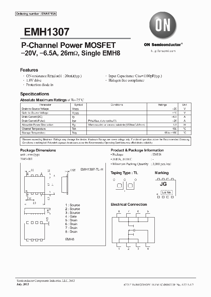 EMH1307-TL-H_8987263.PDF Datasheet