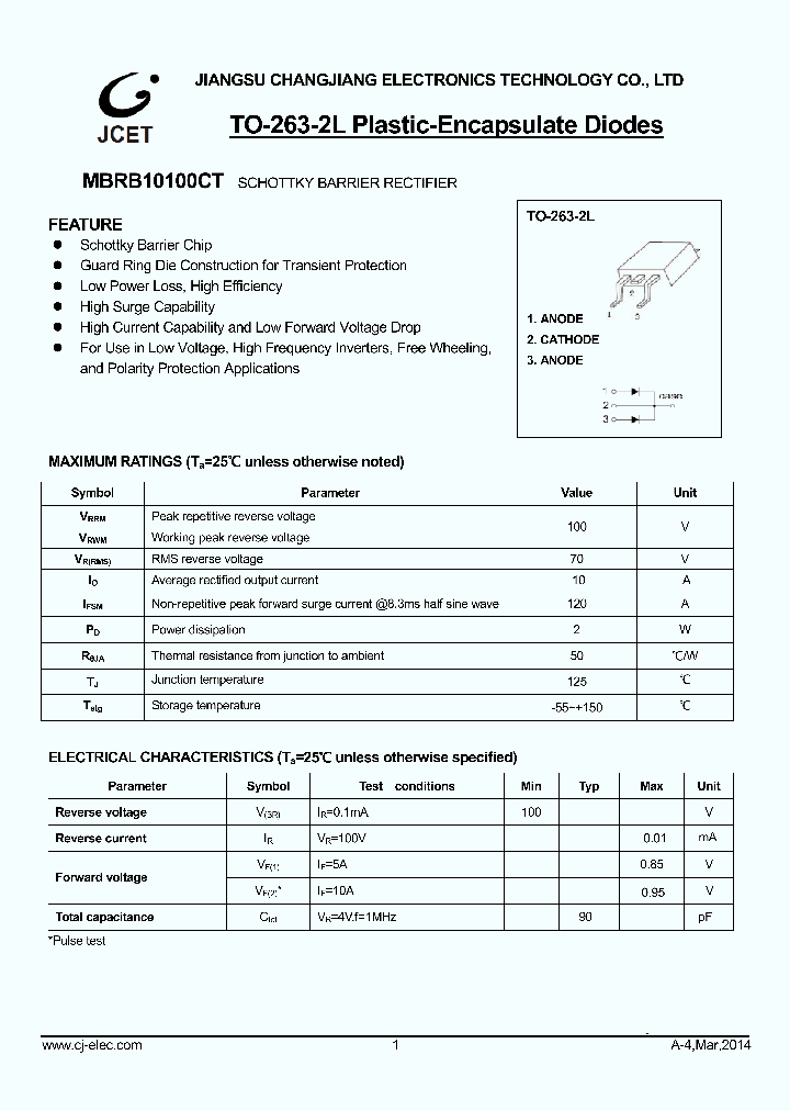 MBRB10100CT_8987881.PDF Datasheet