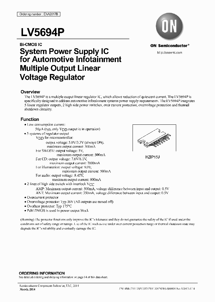 LV5694P_8987960.PDF Datasheet