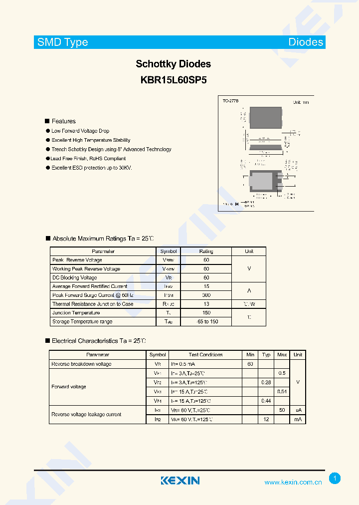 KBR15L60SP5_8988001.PDF Datasheet