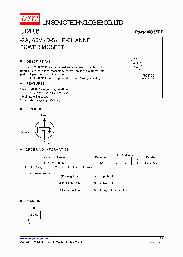 UT2P06G-AE3-R_8988120.PDF Datasheet