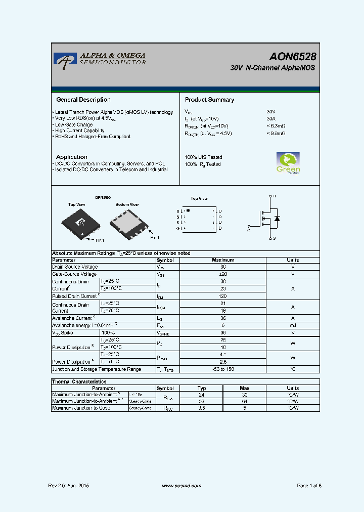 AON6528_8988123.PDF Datasheet