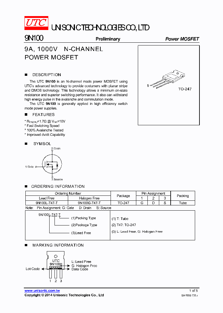 9N100-15_8988229.PDF Datasheet