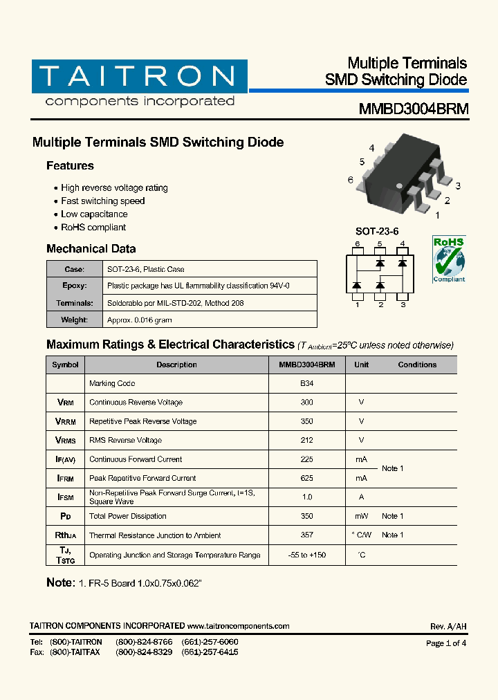 MMBD3004BRM_8989079.PDF Datasheet