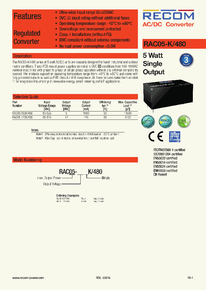 RAC05-12SK480_8989386.PDF Datasheet